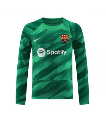 Barcelona Bramkarskie Koszulka Podstawowych 2023-24 Długi Rękaw